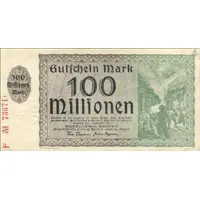 100 000 000 Mark August-Thyssen-Hütte