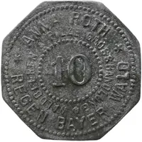 10 Pfennig - Regen Anna Roth Waldbeeren and Pilze Grosshandlung