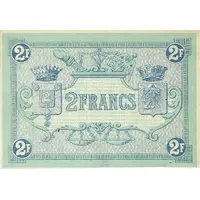 2 francs - Chambre de Commerce de Boulogne-sur-Mer [62]