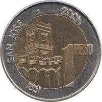 1 Peso General Urquiza, plain edge Default Category Coins Americas Argentina Argentina