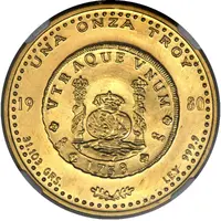 1 Onza Santiago Mint