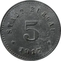 5 Pfennig - Burgau