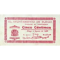 5 Céntimos Pliego