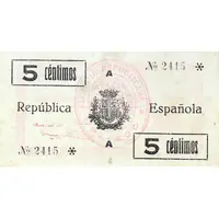 5 Céntimos Pliego