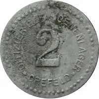 2 Pfennig - Crefeld Offizier-Gefangenenlager