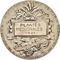 Medal - Direction de l'Agriculture et du Commerce Plantes Médicinales