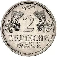 2 Deutsche Mark Pattern