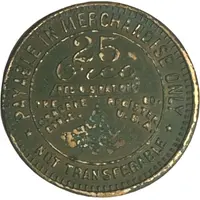 25 Cents - Fayette - Jellico Coal Company Anchor, Kentucky