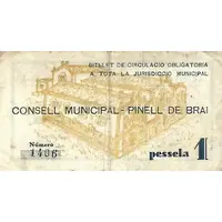 1 Peseta Pinell de Brai
