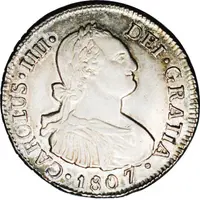2 Reales - Carlos IV bust of Carlos IV