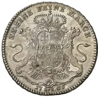 1/2 Thaler - William IX Konventionshalbtaler