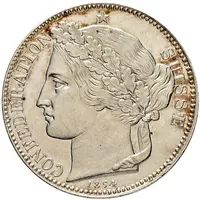 2 Francs Silver, pattern