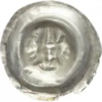 Denier Bracteate - Wencezlaus II medium