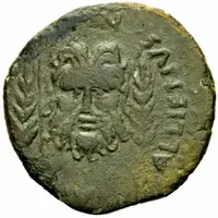 Æ28 - Augustus A ALLIENVS MARIVS II VIR