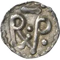 Denier - Pepin the Short Chalon mint