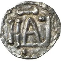 Denier - Pepin the Short Chalon mint