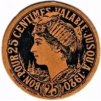 25 Centimes - Chambre de Commerce de Cholet 49