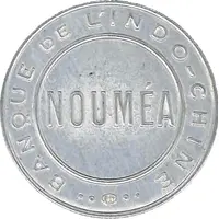 50 Centimes - Nouméa Banque de l'Indochine
