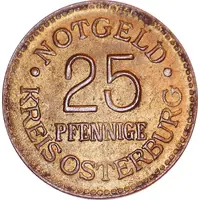25 Pfennige - Osterburg