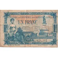 1 Franc - Chambre de Commerce des Basses-Alpes 04