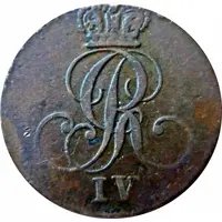 1/4 Stüber - George IV