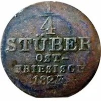 1/4 Stüber - George IV