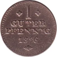 1 Pfennig - William II