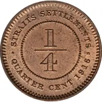 1/4 Cent - George V