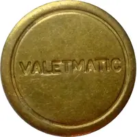 Token - Valetmatic concave circle border