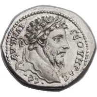Tetradrachm - Septimius Severus ΔΗΜΑΡΧ EΞ ΥΠΑΤΟС Γ, Laodicea ad Mare