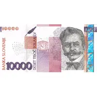 10 000 Tolarjev With holographic strip