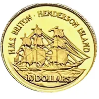 10 Dollars - Elizabeth II H.M.S. 'Briton' - Henderson Island