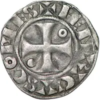 Denier with annulet - Henry II Troyes