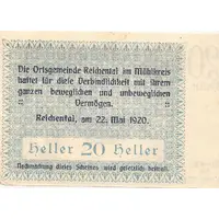 20 Heller Reichental im Mühlkreis