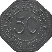 50 Pfennig - Freising-München Anton Schlüter