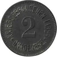 2 Pfennig - Gnadenfrei Kriegsgefangenen Lager