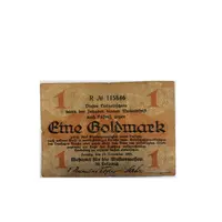 1 Mark Meßamt für die Mustermessen in Leipzig