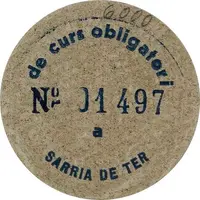 5 Céntimos Sarrià de Ter