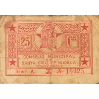 25 Céntimos Santa Cruz de Mudela