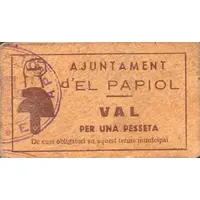 1 Peseta El Papiol