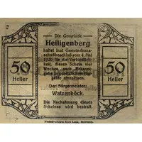 50 Heller Heiligenberg