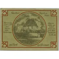 25 Pfennig Sights Series - Goethes Gartenhaus