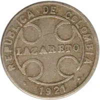 1 Centavo Leprosarium Coinage