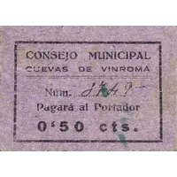 50 Céntimos Cuevas de Vinromá