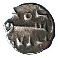 Qandhari Dirham 'Damma' - 'Abd Allah III