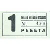 1 Peseta Mogente