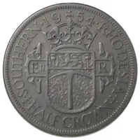 1/2 Crown - Elizabeth II