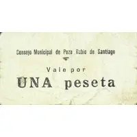 1 Peseta Pozo Rubio de Santiago