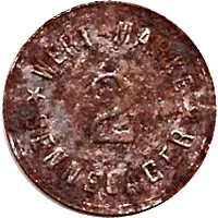 2 Pfennig Wert-Marke, Sennelager