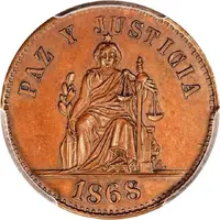 2 Reales Copper Pattern Default Category Coins Americas Paraguay Paraguay